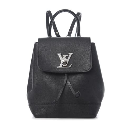 louis vuitton lockme mini backpack in black|louis vuitton mini backpack.